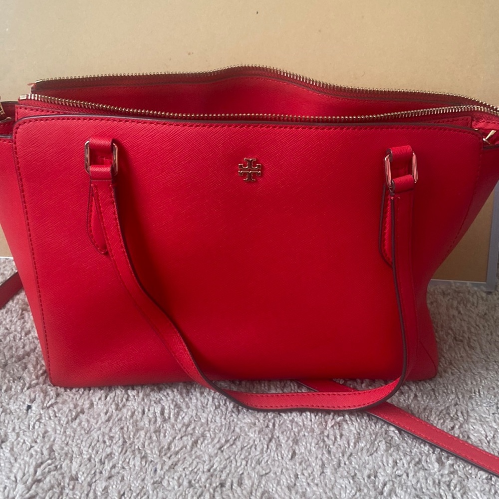 beautiful Tory Burch Red satchel bag
